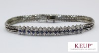 Armband - Weißgold gest.