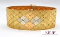 Armband - tricolor gest. 750