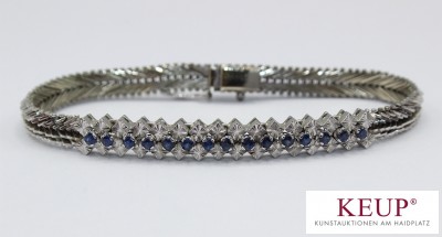 Armband - Weißgold gest.