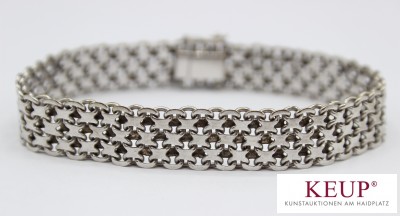 Armband - Weißgold gest. 18 K