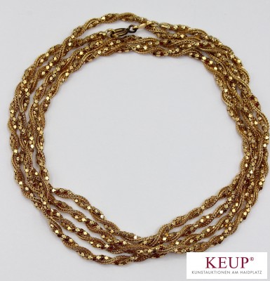 Kordelkette - Gold gest. 750