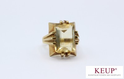 Damenring - Gelbgold gest. 585