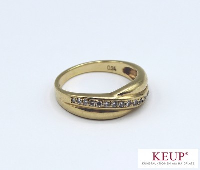 Bild Brillantring - Gelbgold gest. 585