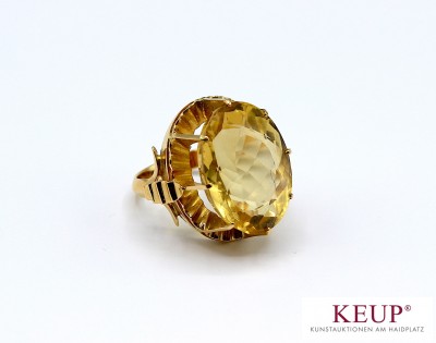 Damenring - Gelbgold 18 K