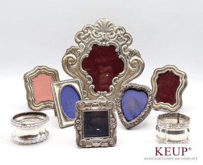 Bild Lot Fotorahmen/ 2 Serviettenringe