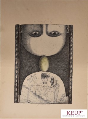 Picture Radierung - Jiri ANDERLE (1936) und Jiri Sliva (1947)
