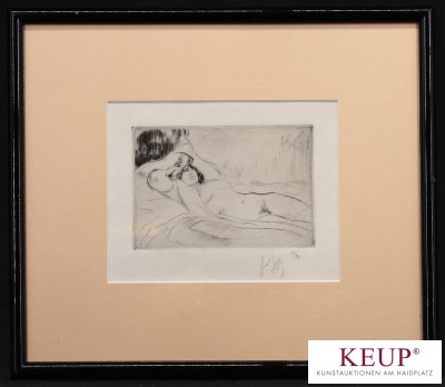 Bild Louis LEGRAND (1863-1951) - Liegende - Radierung