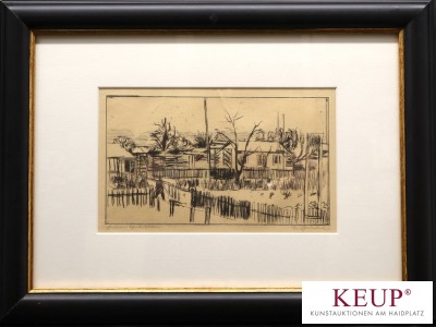 Bild This is a black and white drawing of a rural…
