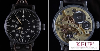 Bild Große Armbanduhr - sog. Nav. Beobachtungsuhr fürs Militär